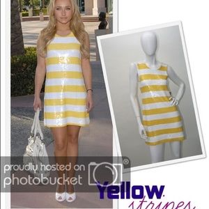 Alice + Olivia Dresses - Alice and Olivia Striped Sequin Dress Alice + Olivia Dresses - Alice and Olivia Striped Sequin Dress